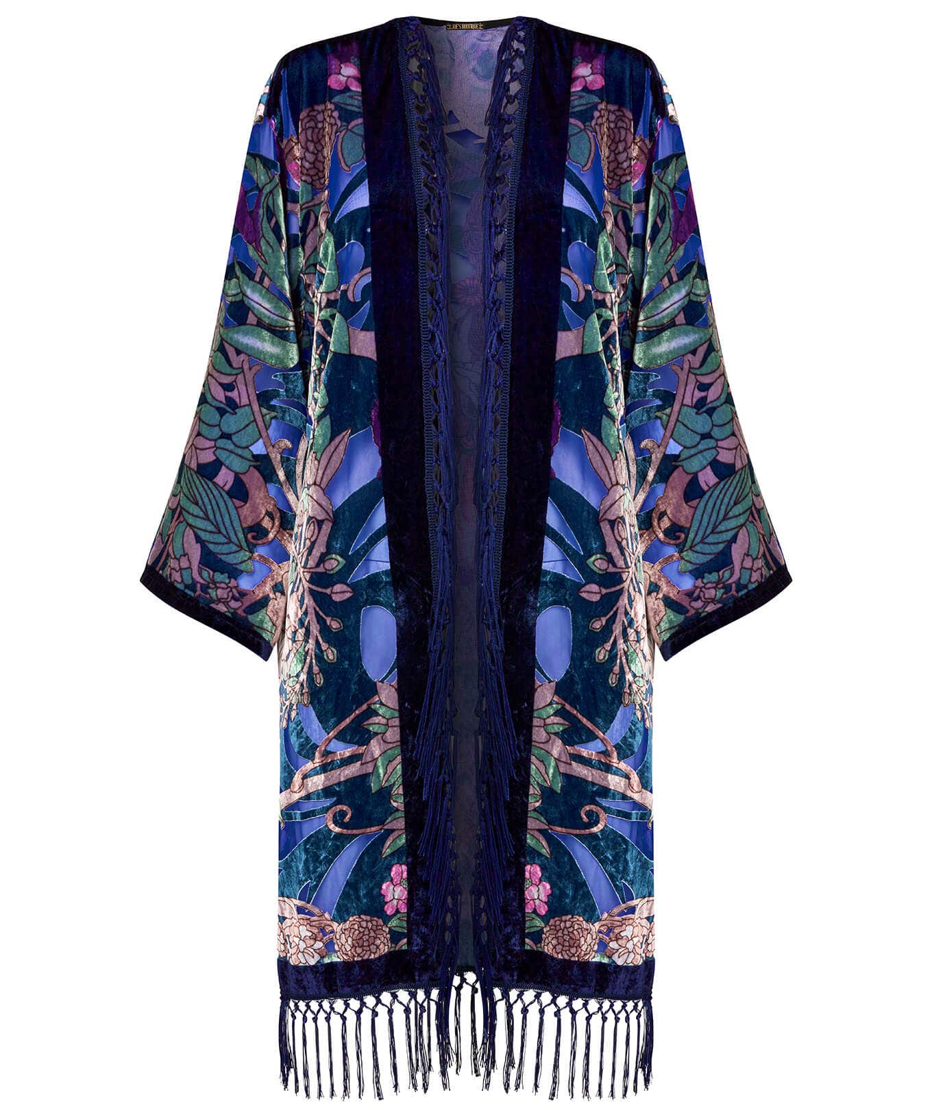 Cardigans & Coatigans | Accessories & Jewellery | Top Picks | Women's Joe Browns Art Nouveau Kimono Violet Multi