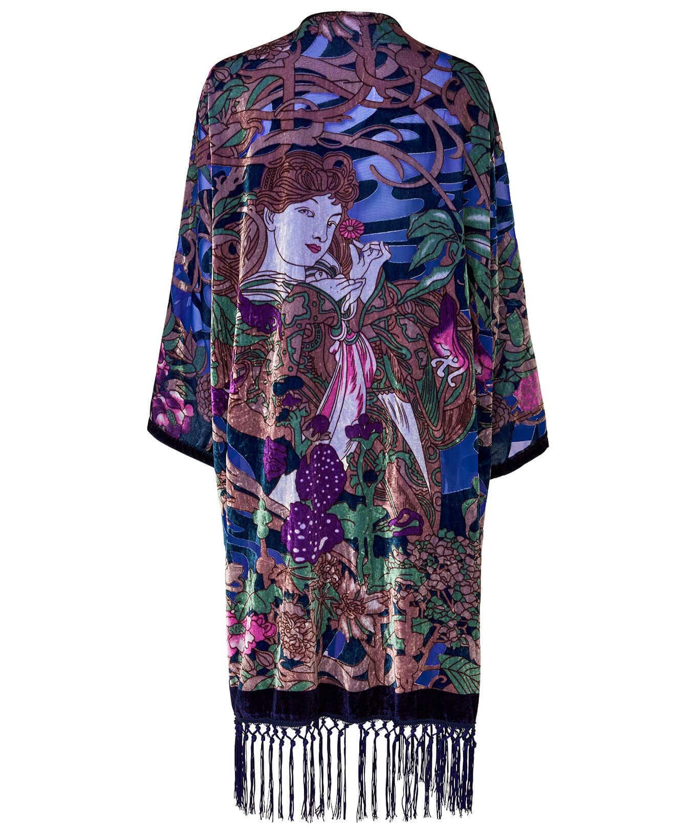 Cardigans & Coatigans | Accessories & Jewellery | Top Picks | Women's Joe Browns Art Nouveau Kimono Violet Multi