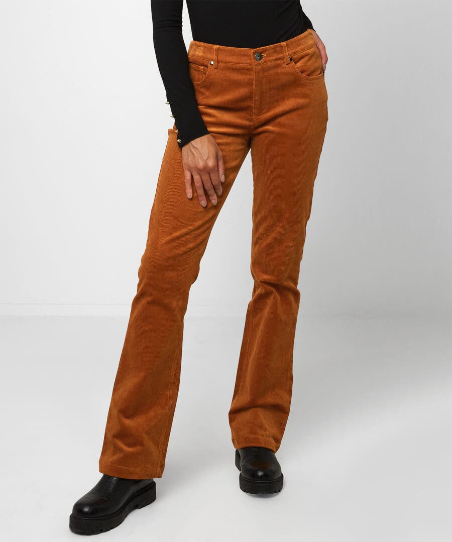 Jeans & Trousers | Women's Joe Browns Beautiful Bootcut Cords Tan / Teal / Black