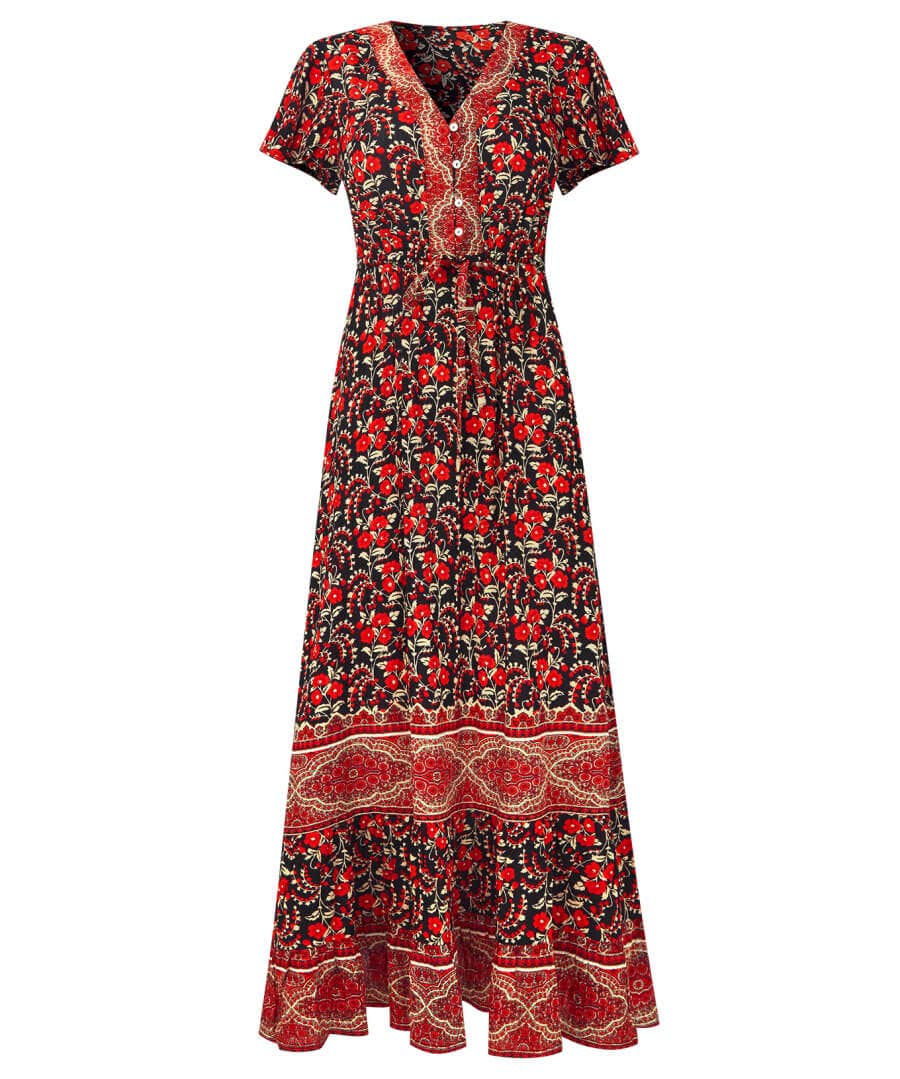 Sale Dresses | Women's Joe Browns Boho Babe Border Print Dress Multi