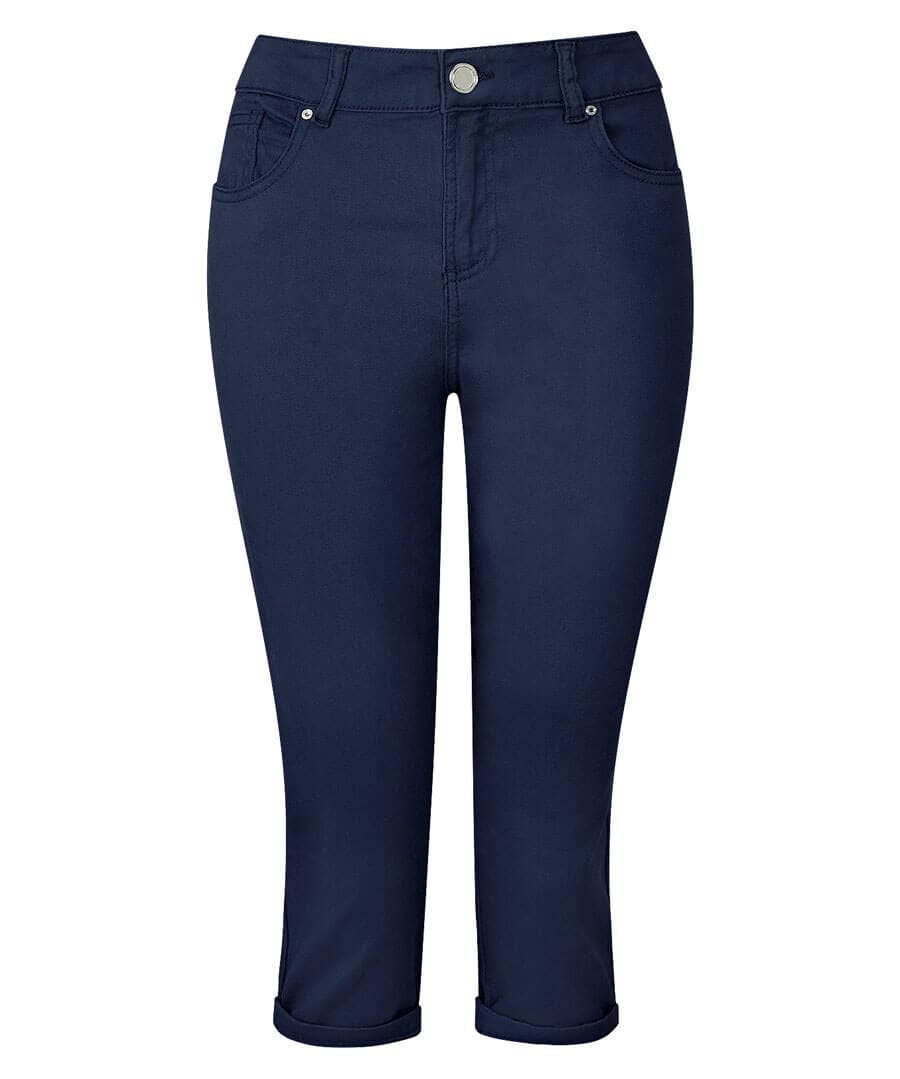 Jeans & Trousers | Women's Joe Browns Capri Pants Blue / White