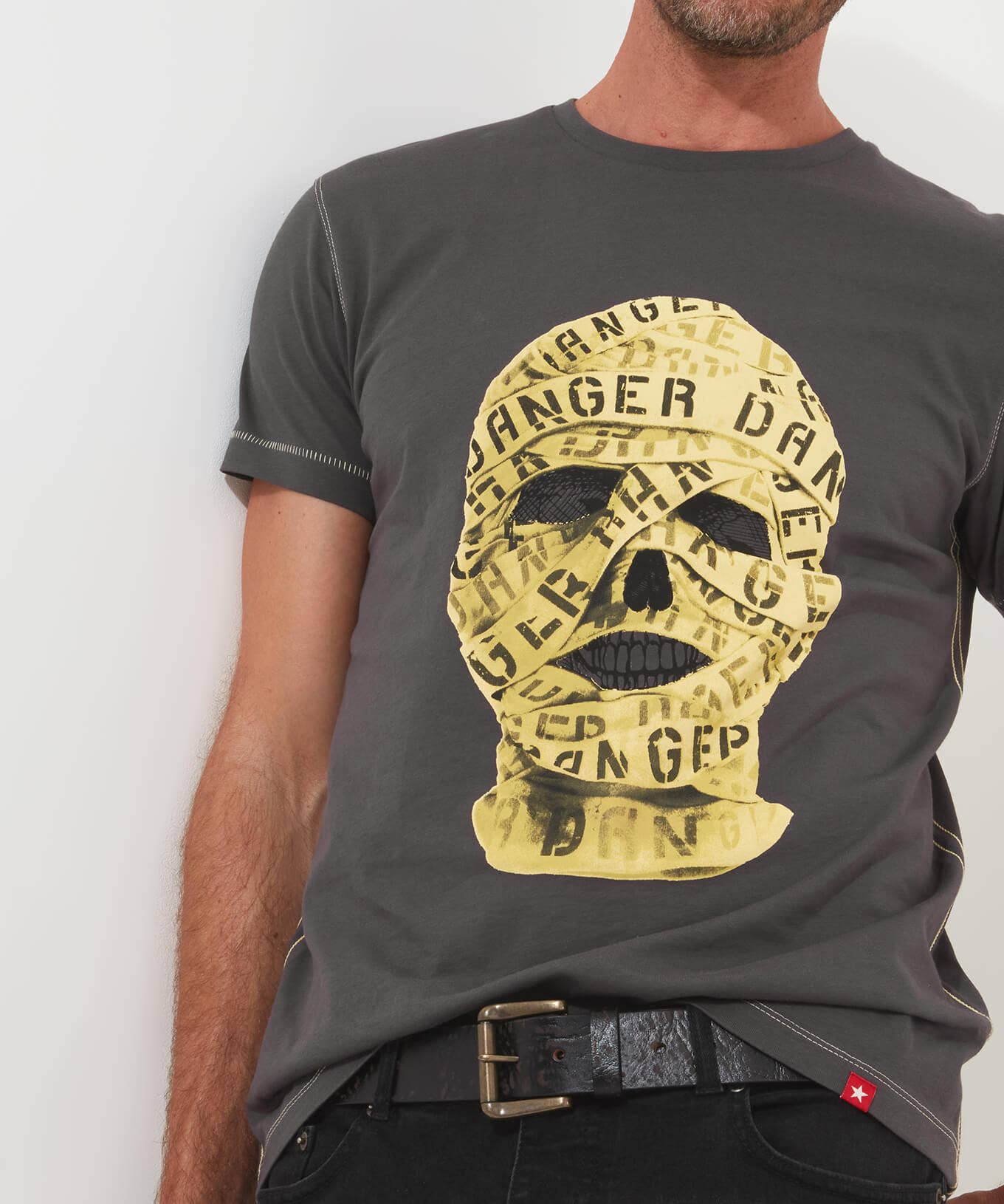 Shop Men's Collection | Graphic T-Shirts | Tops & T-Shirts | Sale Tops & T-Shirts | Top Picks | Top Picks | Men，s | Men，s Joe Browns Caution Tee Grey