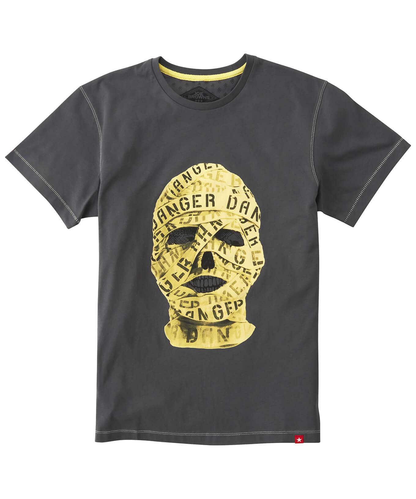 Shop Men's Collection | Graphic T-Shirts | Tops & T-Shirts | Sale Tops & T-Shirts | Top Picks | Top Picks | Men，s | Men，s Joe Browns Caution Tee Grey