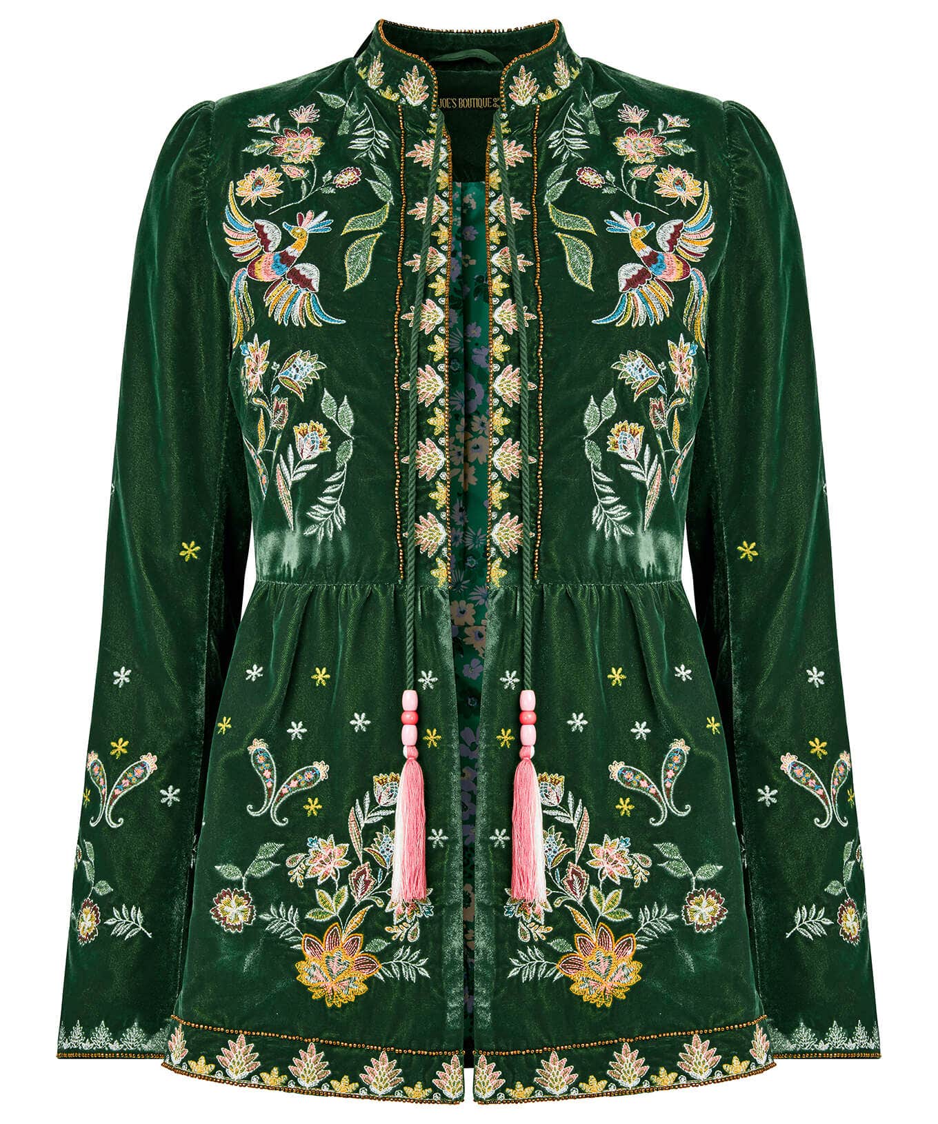 Shop Women's Collection | Coats & Jackets | Shop Blazers | Sale Coats & Jacket | Top Picks | Women's | Women's | Women's Joe Browns Charming Embroidered Boutique Jacket Green
