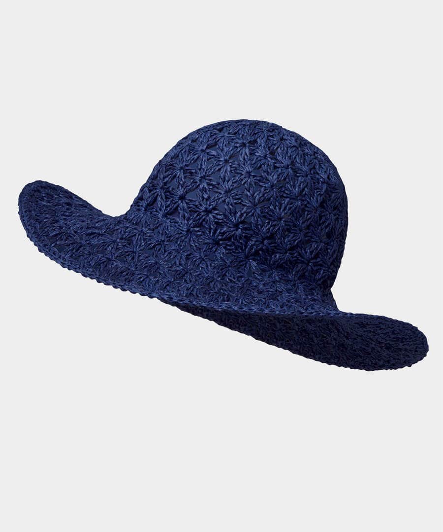 Sale Accessories & Jewellery | Women's Joe Browns Chic Crochet Style Summer Hat Dark Blue