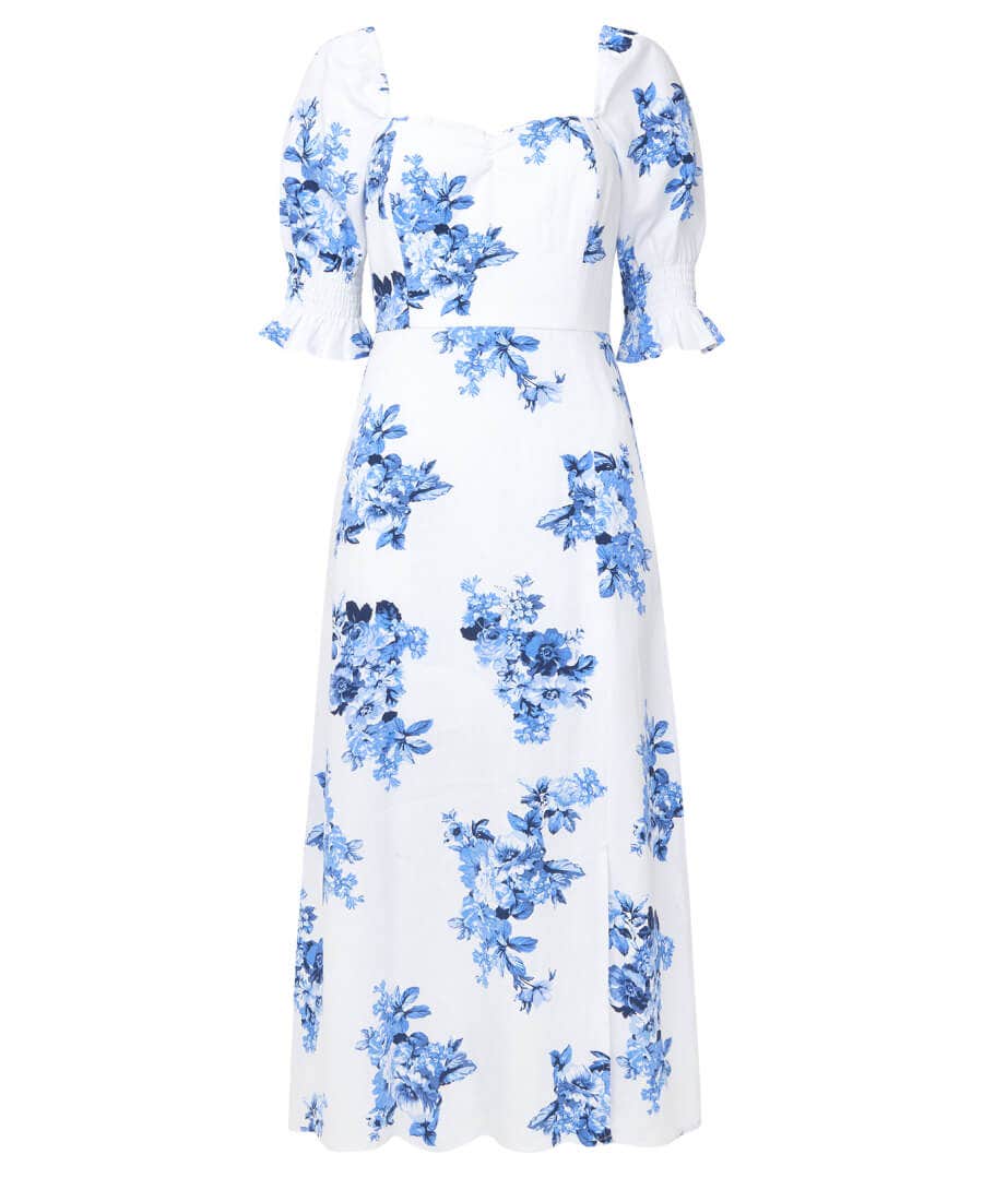 Sale Dresses | Women's Joe Browns Clarissa  Linen Blend Floral Dress Multi