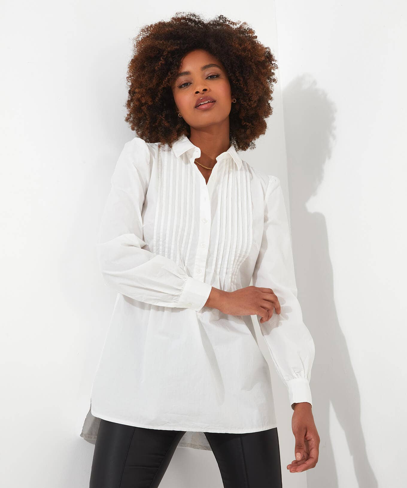 Shop Women's Collection | Tops, Tunics & Blouses | Top Picks | Women's Joe Browns Classic Pintuck Shirt Ivory