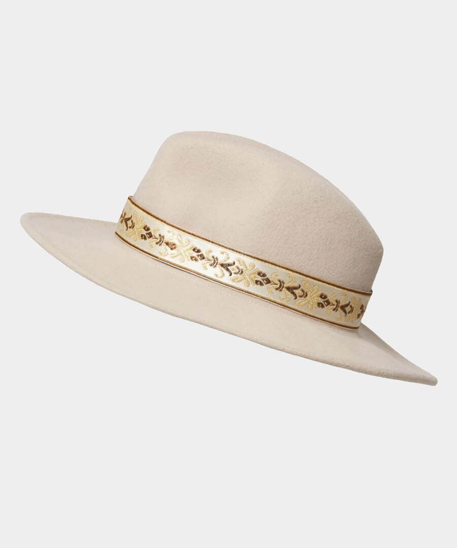 Sale Accessories & Jewellery | Women's Joe Browns Cool Coasts Wool Fedora Stone Multi