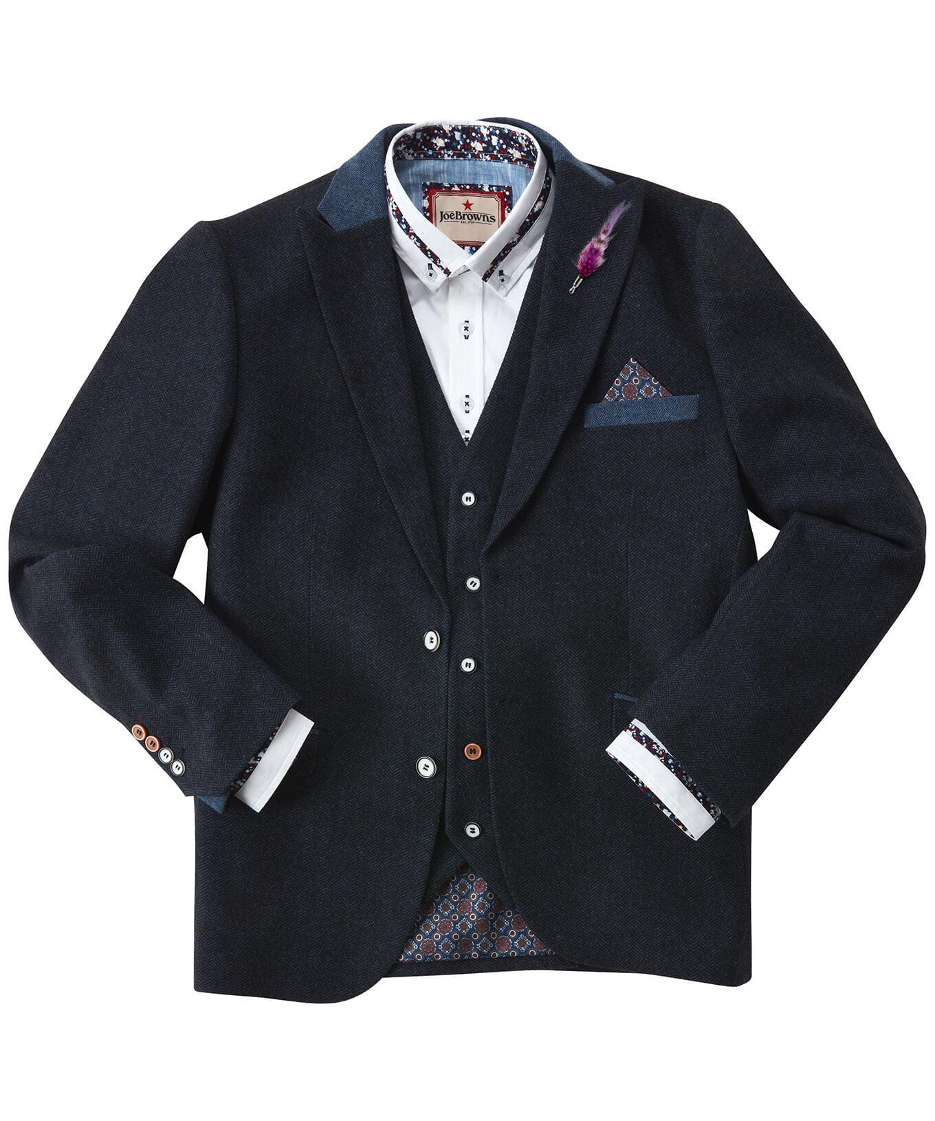 Shop Men's Collection | Men's Partywear | Blazers | Men's Tailoring | Coats & Jackets | Sale Blazers | Sale Coats & Jacket | Top Picks | Top Picks | Men，s | Top Picks | Men，s | Men，s | Men，s Joe Browns Cool Combination Blazer Navy