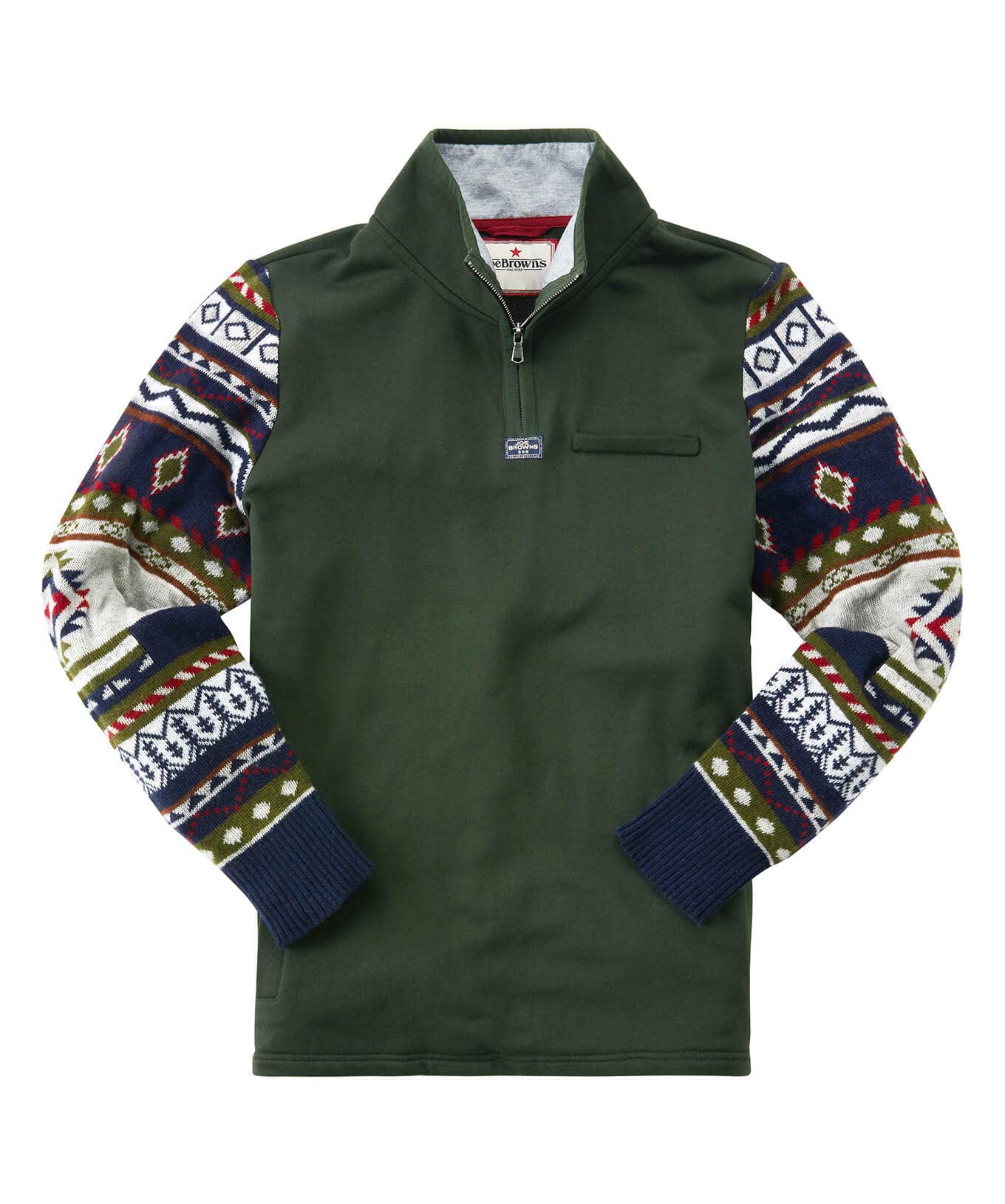 Shop Men's Collection | Hoodies & Sweatshirts | Layering Essentials | Tops & T-Shirts | Sale Hoodies & Sweatshirts | Sale Tops & T-Shirts | Top Picks | Men，s | Men，s | Men，s | Men，s | Men，s Joe Browns Cracking Combination Funnel Green