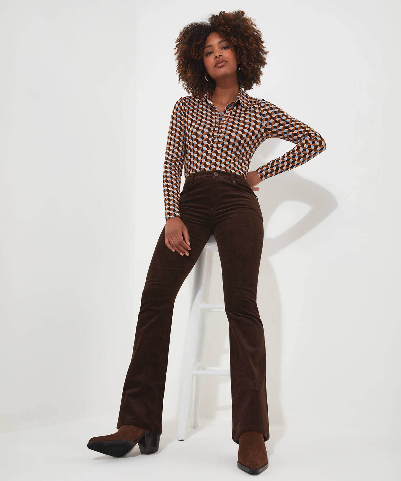 Shop Women's Collection | Jeans & Trousers | Sale Jeans & Trousers | Top Picks | Women's | Women's Joe Browns Curious Cord Trousers Chocolate Brown