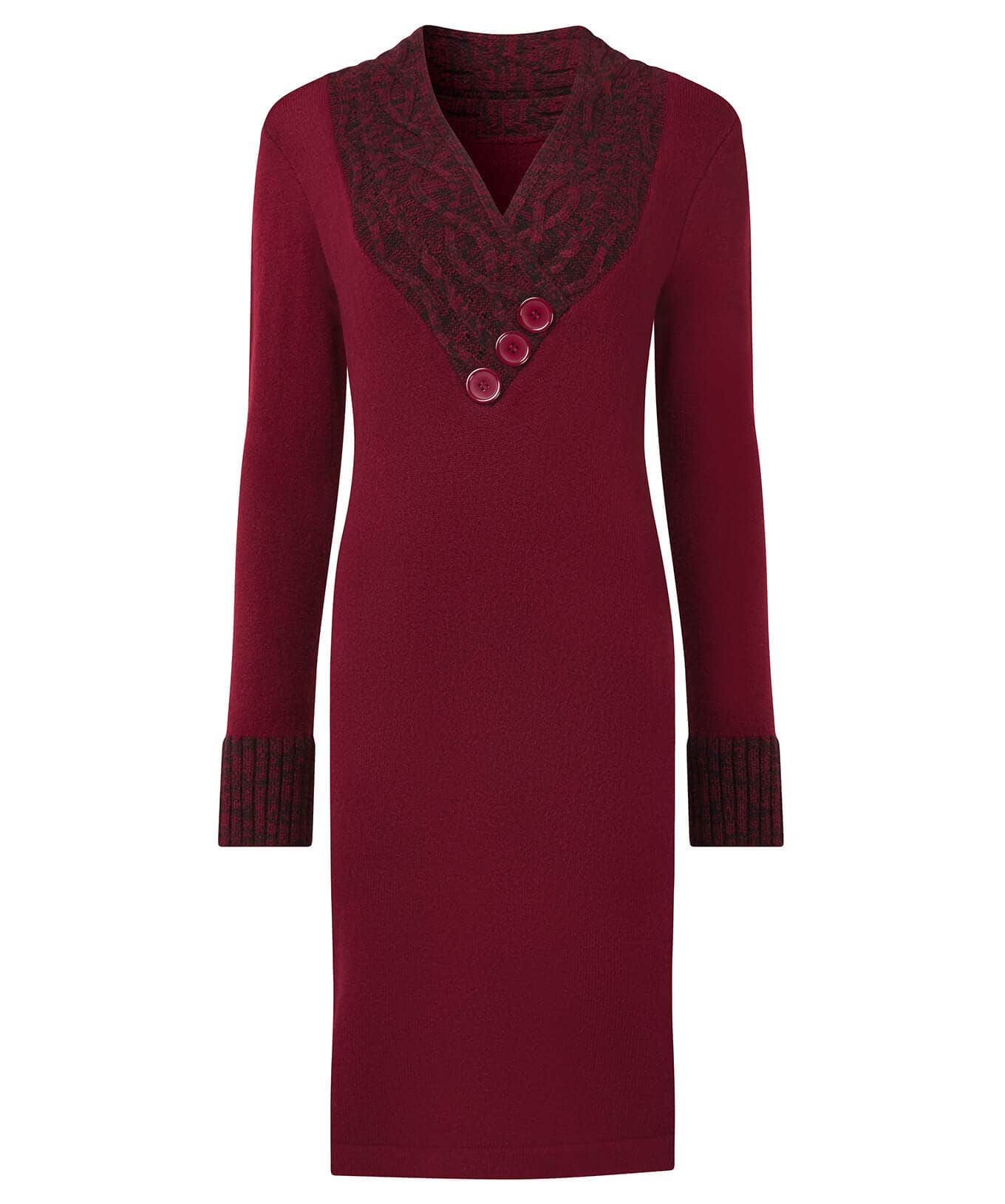 Shop Women's Collection | Cardigans & Coatigans | Sale Knitwear & Jumpers | Top Picks | Top Picks | Women's Joe Browns Curiously Cosy Jumper Dress Rumba Red