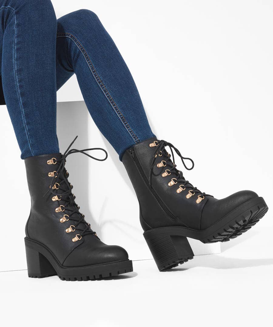 Knee High Boots | Ankle Boots | Boots & Shoes | Sale Boots & Shoes | Top Picks | Top Picks | Women's | Women's Joe Browns Damsel Chunky Boots Black