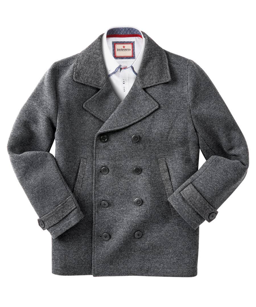 Shop Men's Collection | Gifts | Coats & Jackets | Sale Coats & Jacket | Top Picks | Men，s | Men，s | Men，s Joe Browns Dapper Double Breasted Coat Grey