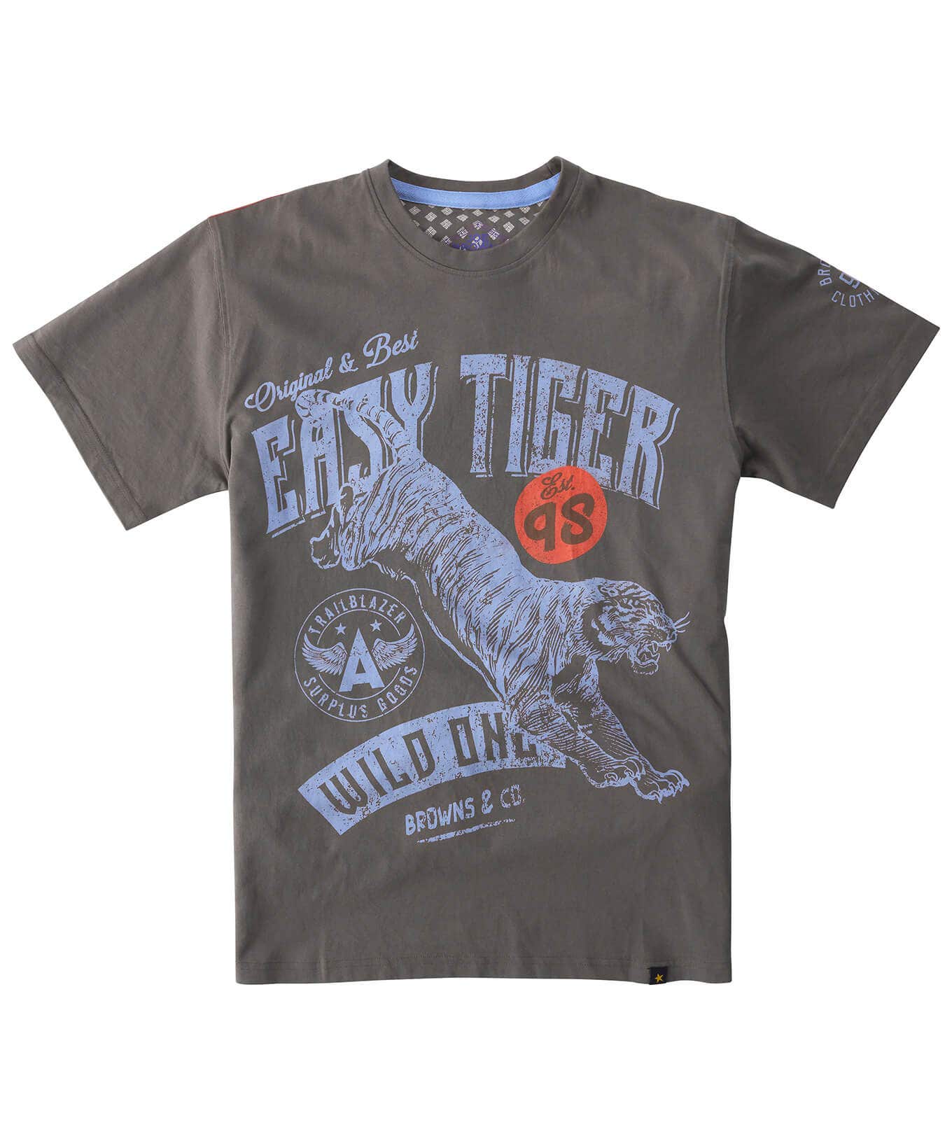 Shop Men's Collection | Graphic T-Shirts | Tops & T-Shirts | Sale Tops & T-Shirts | Top Picks | Top Picks | Men，s | Men，s Joe Browns Easy Tiger Tee Grey