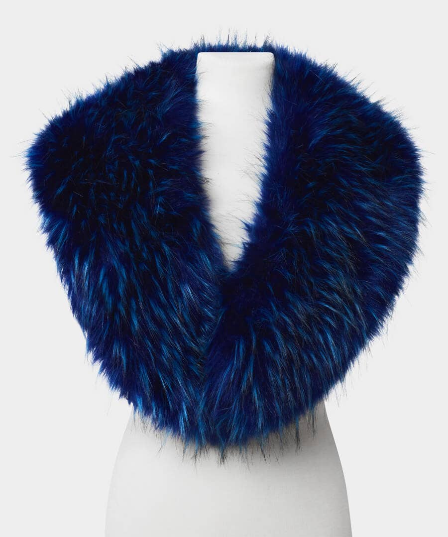 Sale Accessories & Jewellery | Women's Joe Browns Electric Dreamer Faux Fur Stole Electric Blue