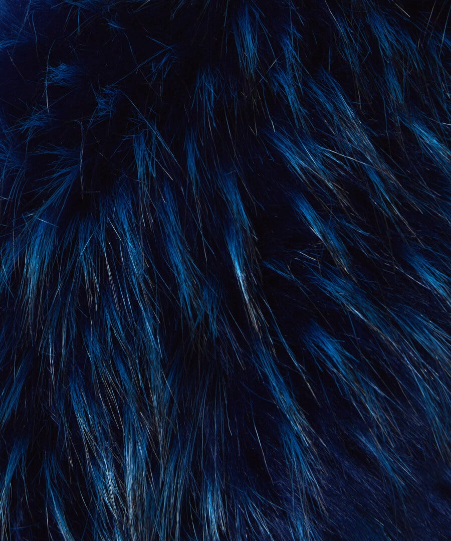 Sale Accessories & Jewellery | Women's Joe Browns Electric Dreamer Faux Fur Stole Electric Blue