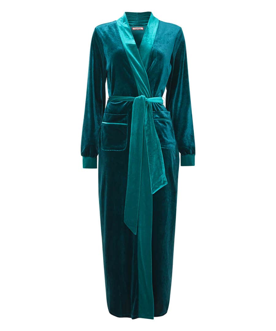 Shop Women's Collection | Pyjamas & Loungewear | Gifts | Sale Pyjamas & Loungewear | Top Picks | Women's | Women's | Women's Joe Browns Embroidered Dressing Gown Teal