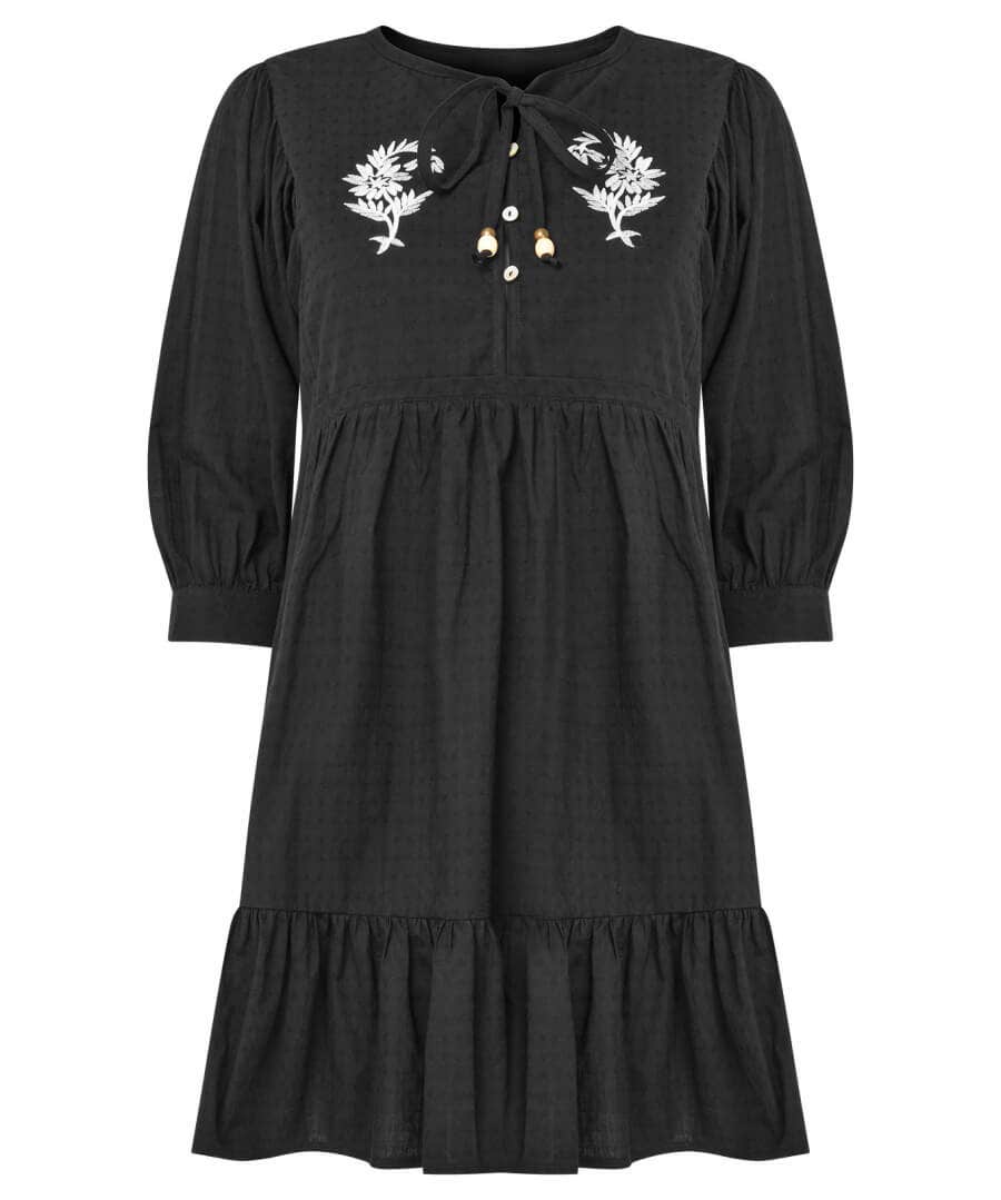 Sale Tops, Tunics & Blouses | Women's Joe Browns Erin Embroidered Tunic Black