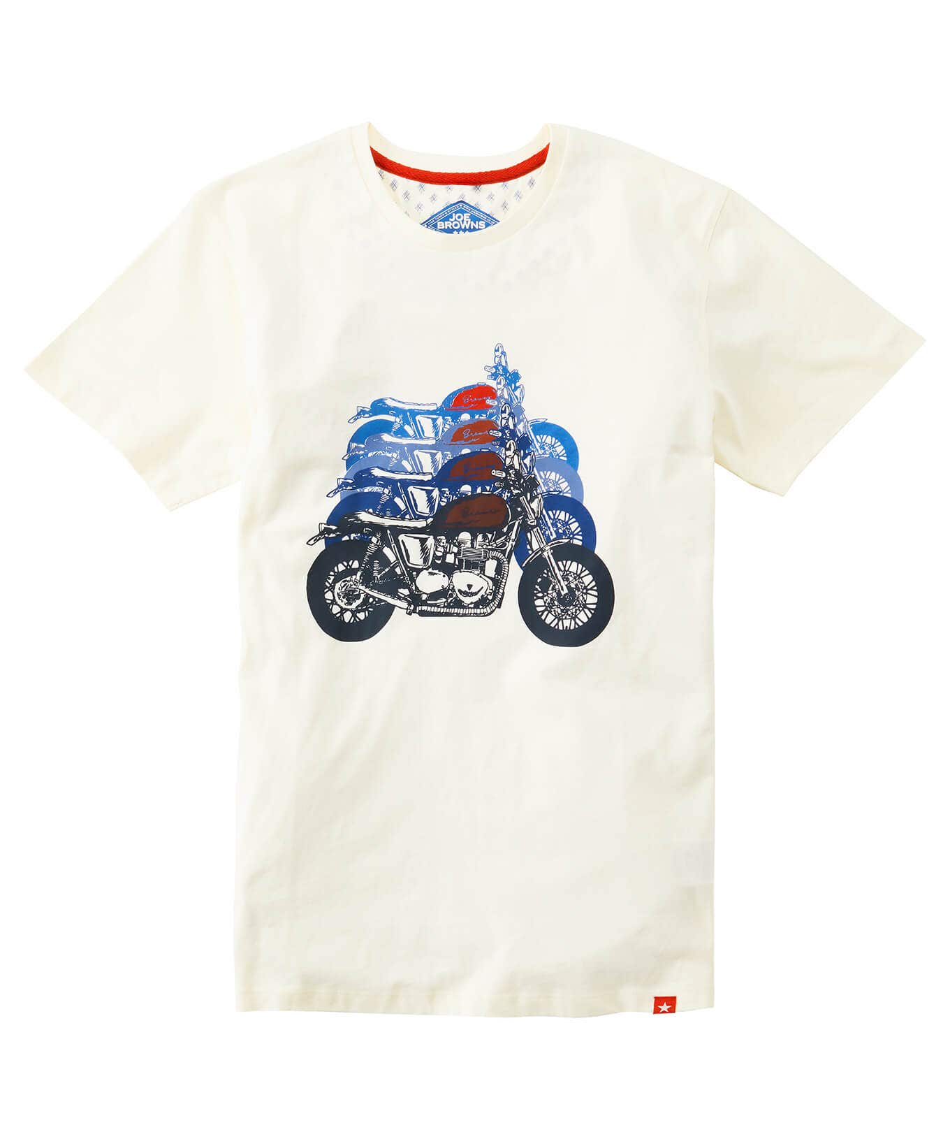 Shop Men's Collection | Graphic T-Shirts | Tops & T-Shirts | Sale Tops & T-Shirts | Top Picks | Top Picks | Men，s | Men，s Joe Browns Fading Ride Tee White/Navy