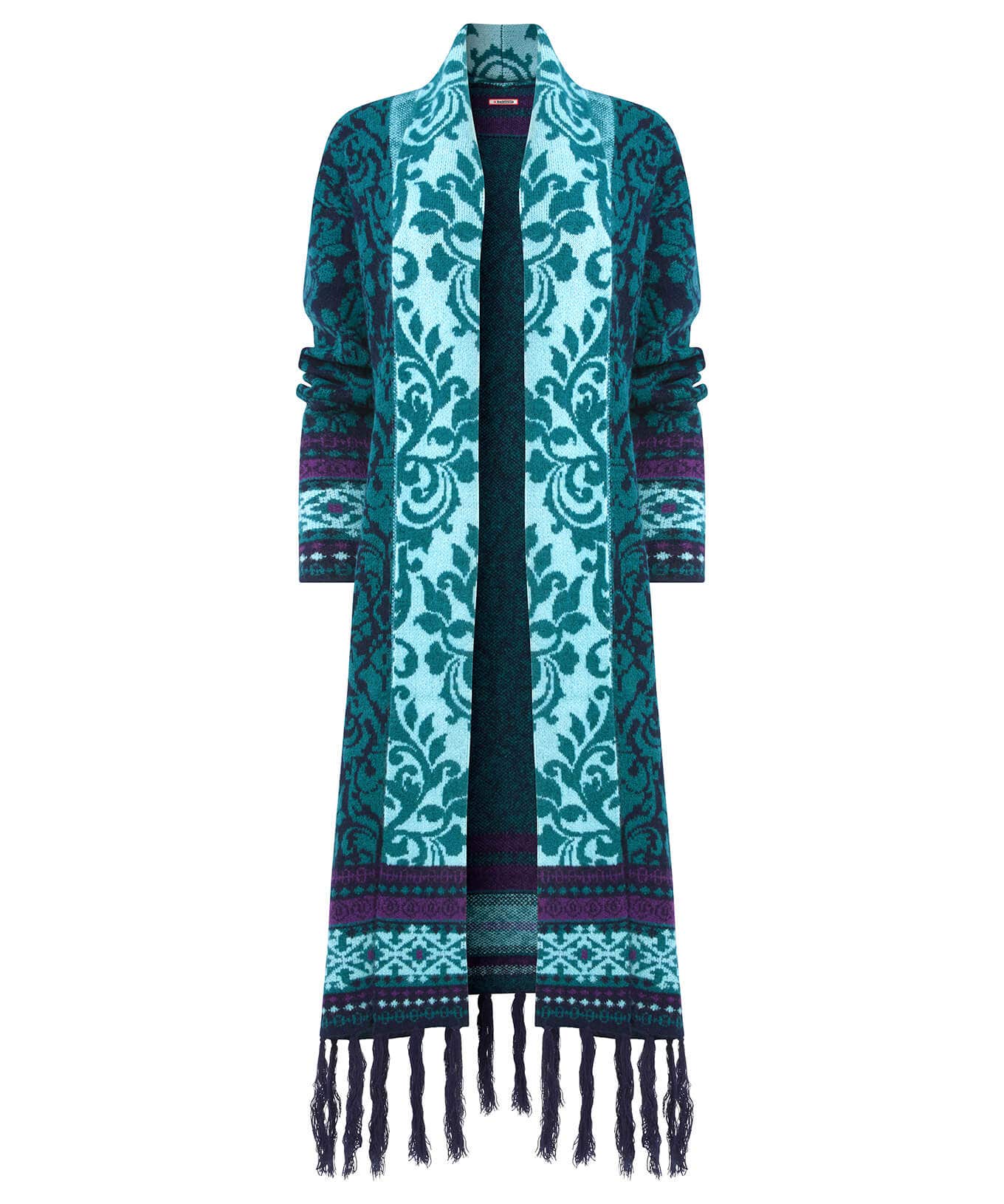 Shop Women's Collection | Cardigans & Coatigans | Sale Knitwear & Jumpers | Top Picks | Top Picks | Women's Joe Browns Fancy Tassel Cardigan Teal