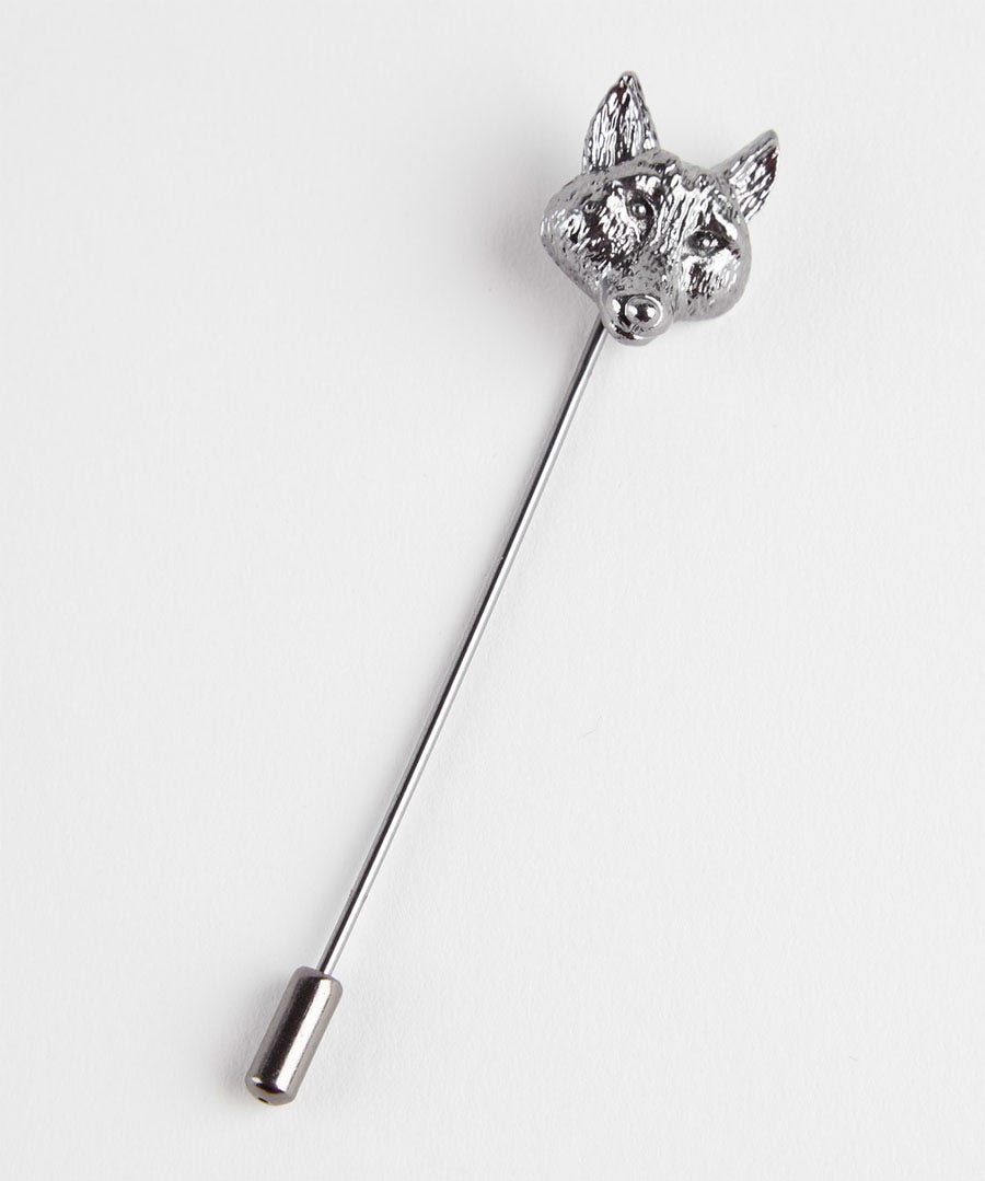 Men's Partywear | Men's Tailoring | Accessories | Top Picks | Top Picks | Men，s Joe Browns Fox Pin Pewter