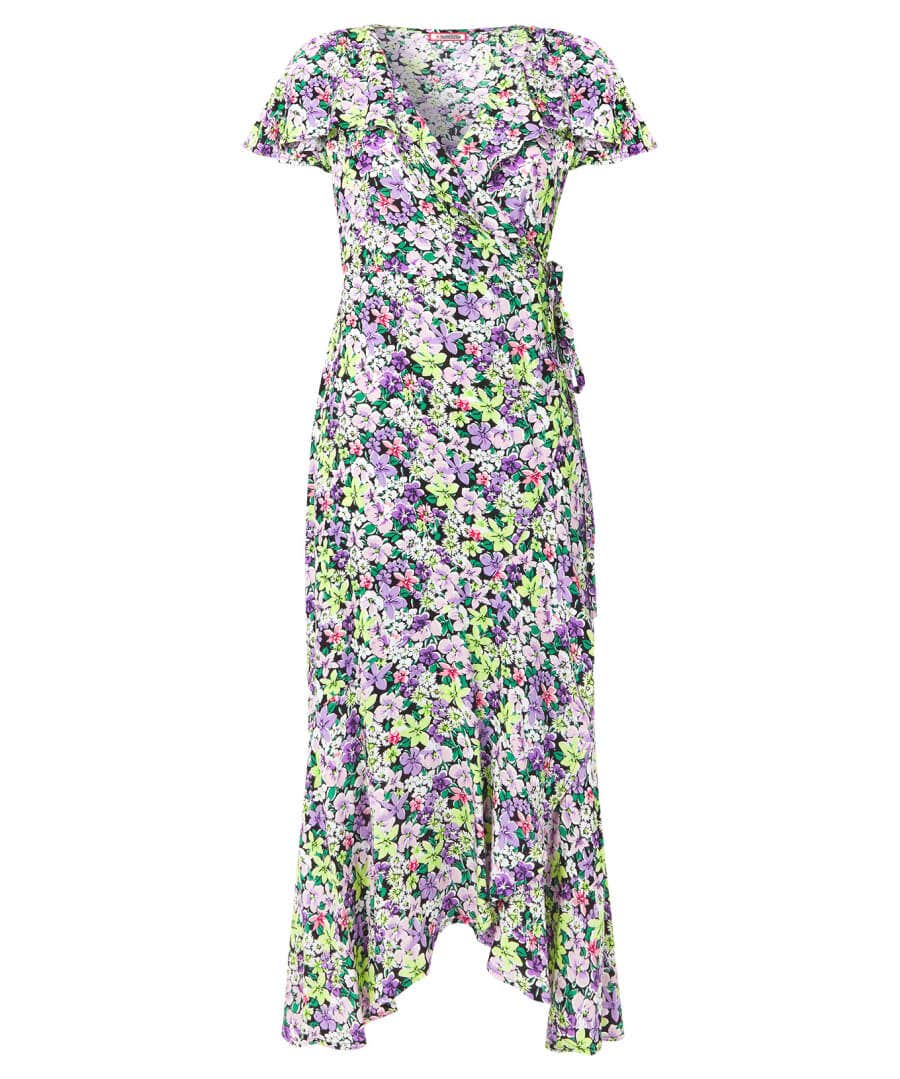 Sale Dresses | Women's Joe Browns Francesca Frill Dress Black / Pink
