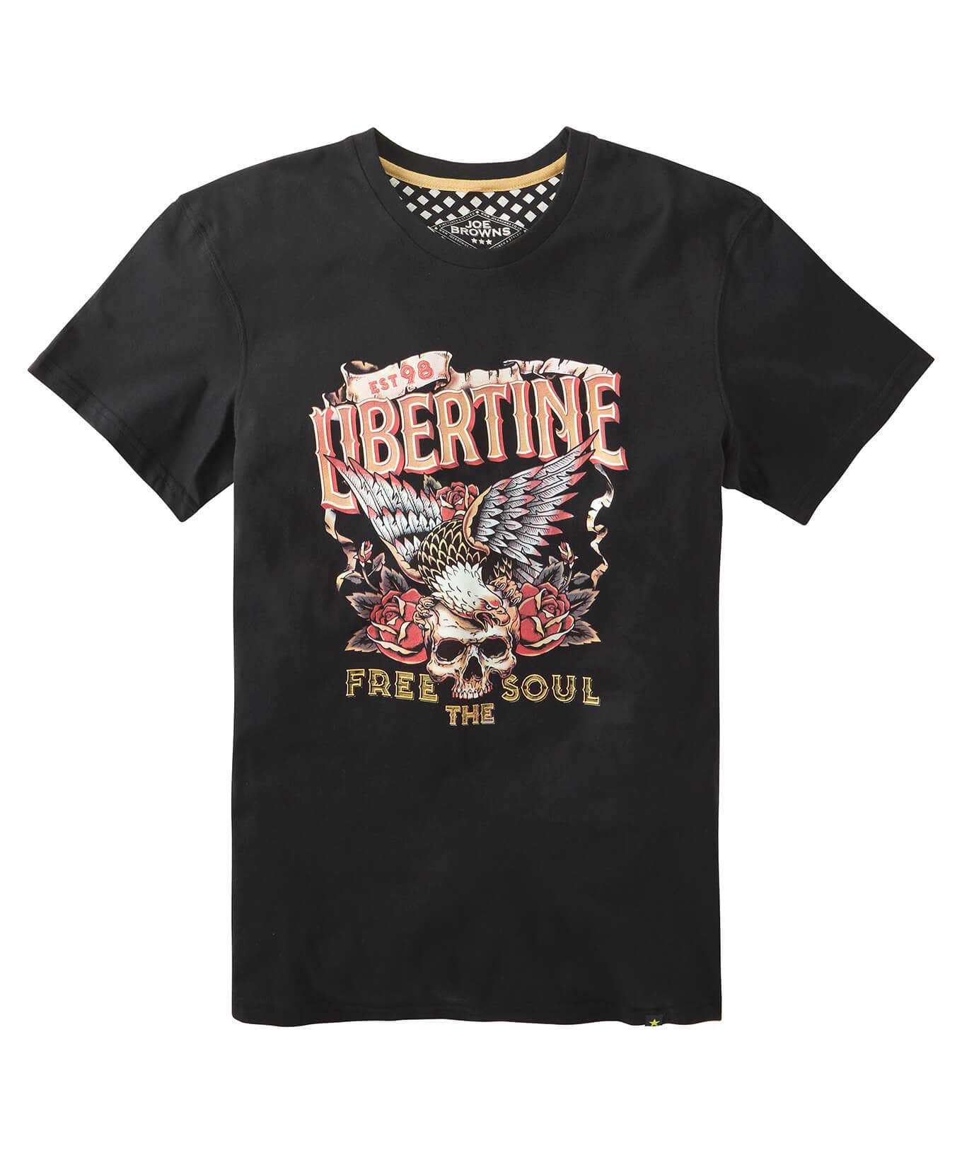 Shop Men's Collection | Graphic T-Shirts | Tops & T-Shirts | Sale Tops & T-Shirts | Top Picks | Top Picks | Men，s | Men，s Joe Browns Free Soul Tee Black