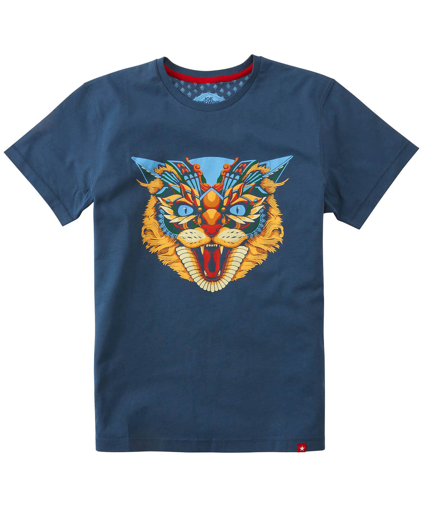 Shop Men's Collection | Graphic T-Shirts | Tops & T-Shirts | Sale Tops & T-Shirts | Top Picks | Top Picks | Men，s | Men，s Joe Browns Geo Wildcat Tee Blue