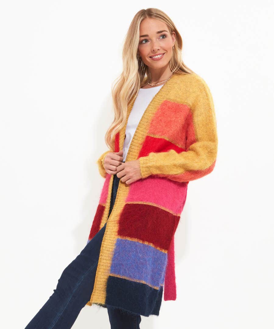 Gifts | Cardigans & Coatigans | Women's | Top Picks Joe Browns Ibiza colour Stripe Cardigan Multi