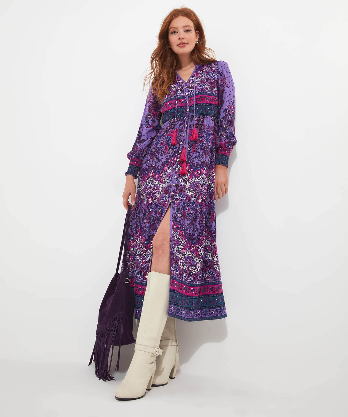 Shop Women's Collection | Maxi Dresses | Boho Dresses | Petite | Dresses | Sale Dresses | Top Picks | Top Picks | Top Picks | Women's | Women's | Women's Joe Browns Ibiza Vibes Dress Purple