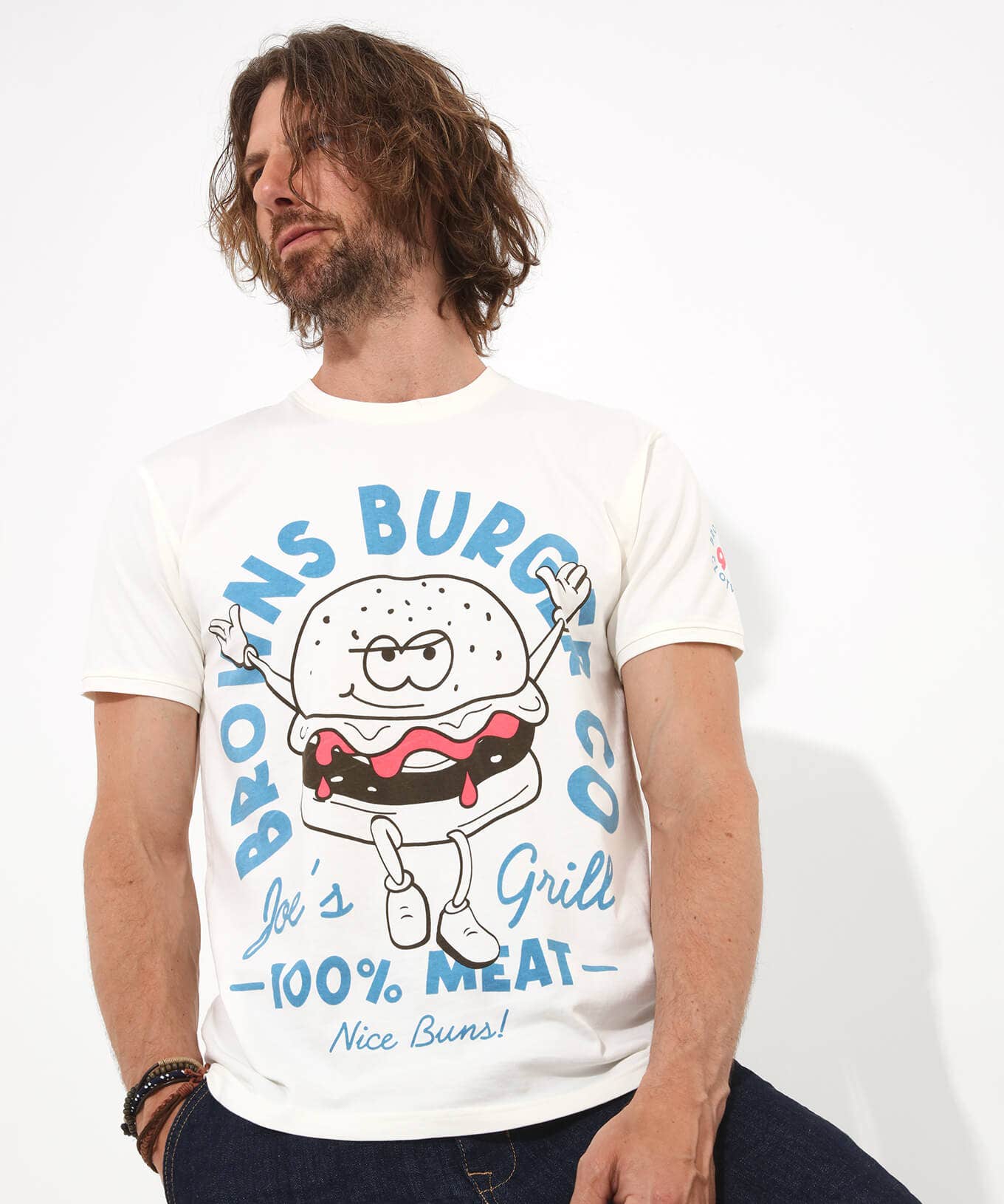 Shop Men's Collection | Graphic T-Shirts | Tops & T-Shirts | Sale Tops & T-Shirts | Top Picks | Top Picks | Men，s | Men，s Joe Browns Joes Grill Tee White / Navy