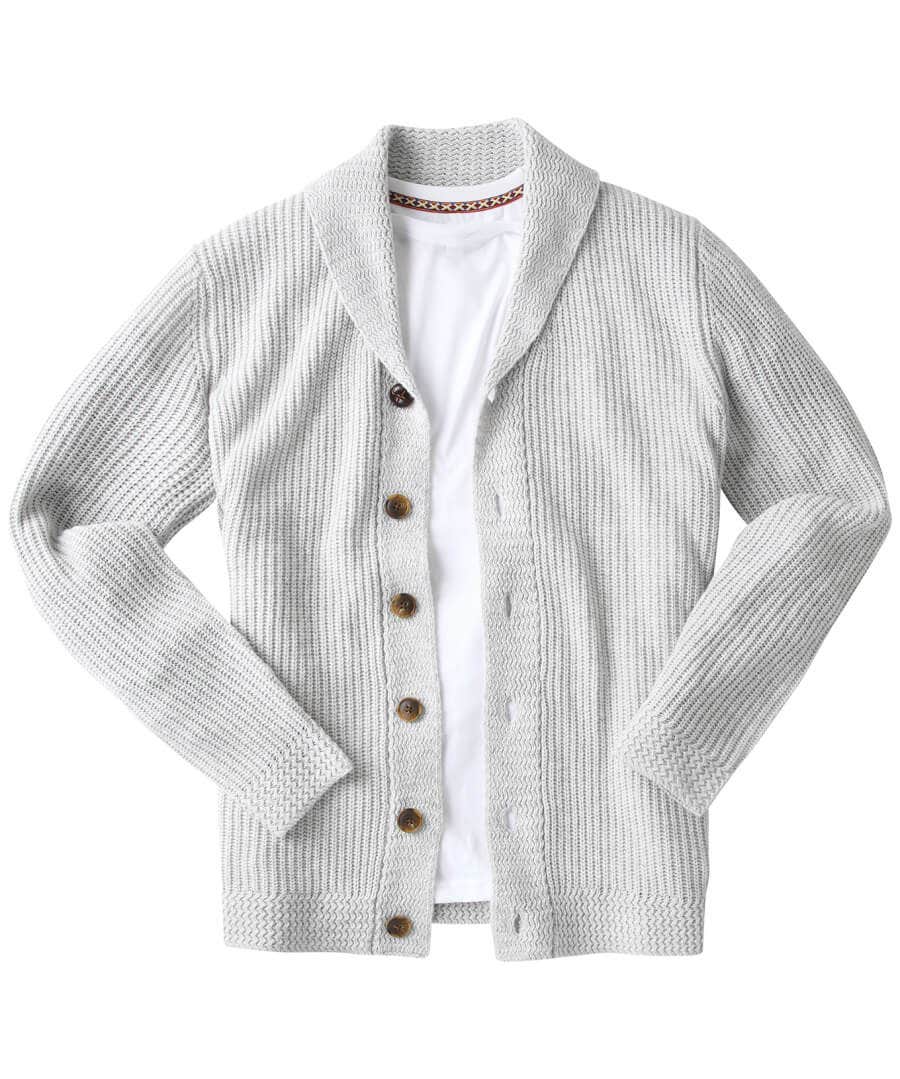 Shop Men's Collection | Knitwear & Jumpers | Top Picks | Men，s Joe Browns Keeping It Cool Cardigan Grey
