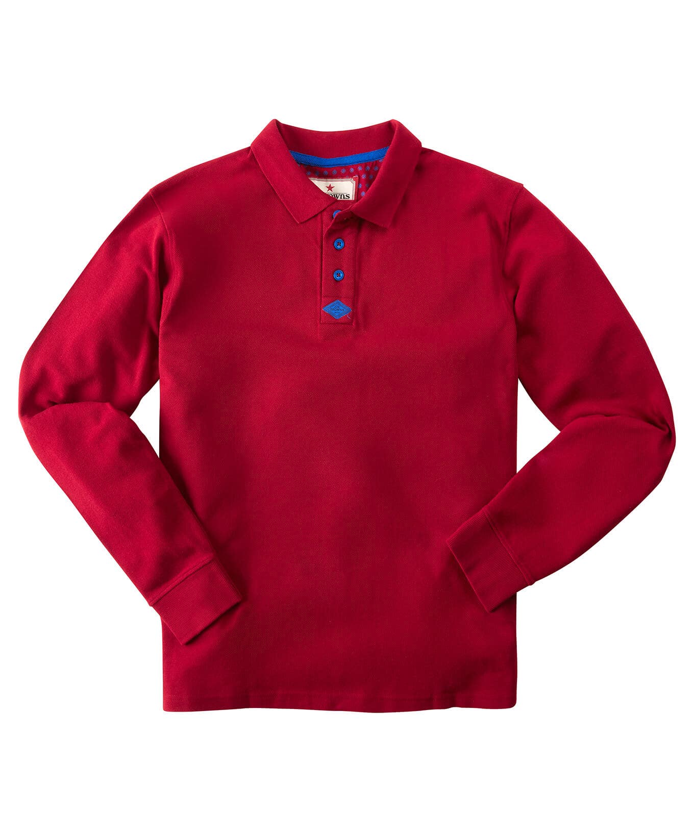Shop Men's Collection | Henley Tops | Tops & T-Shirts | Sale Tops & T-Shirts | Top Picks | Men，s | Men，s | Men，s Joe Browns Long Sleeve Perfect Polo Red / Purple
