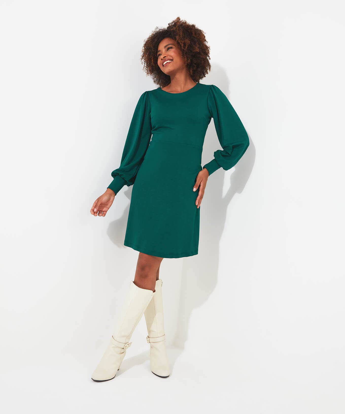 Shop Women's Collection | Dresses | Sale Dresses | Top Picks | Women's | Women's Joe Browns Minnie Jersey Dress Teal / Magenta