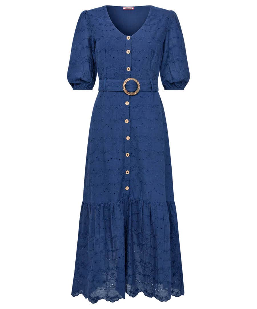 Sale Dresses | Women's Joe Browns Molly Broderie Belted Dress Navy