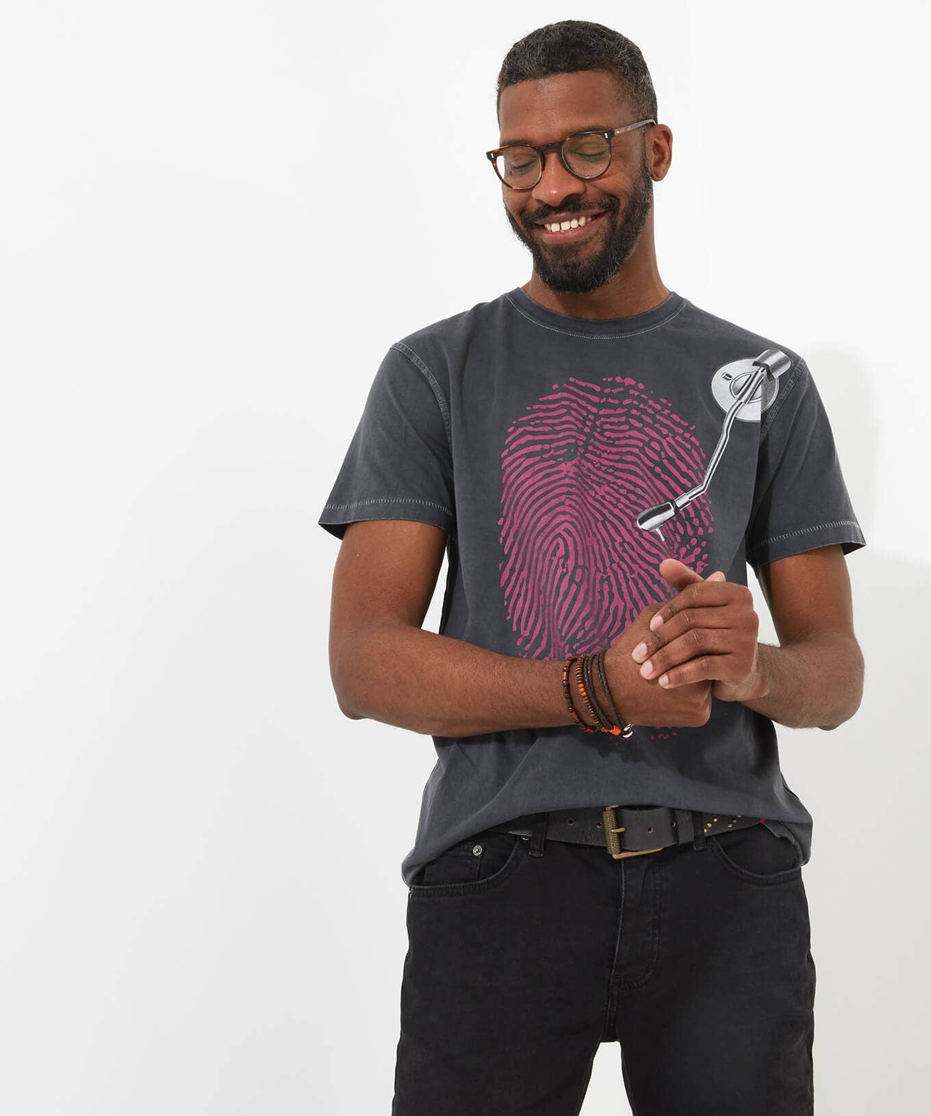 Shop Men's Collection | Graphic T-Shirts | Tops & T-Shirts | Sale Tops & T-Shirts | Top Picks | Top Picks | Men，s | Men，s Joe Browns Music In Your DNA Tee Grey