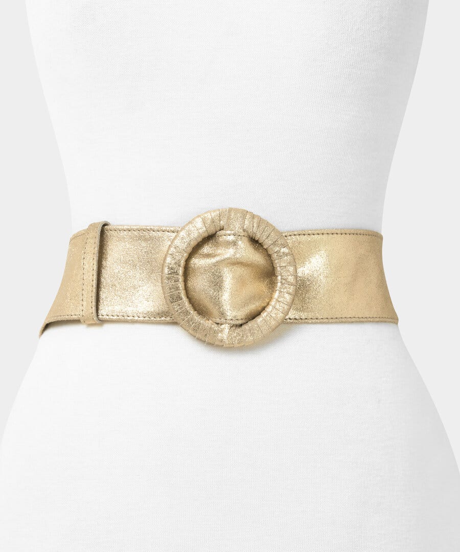 Gifts | Accessories & Jewellery | Women's | Women's Joe Browns My Saviour Soft Leather Belt Gold / Silver