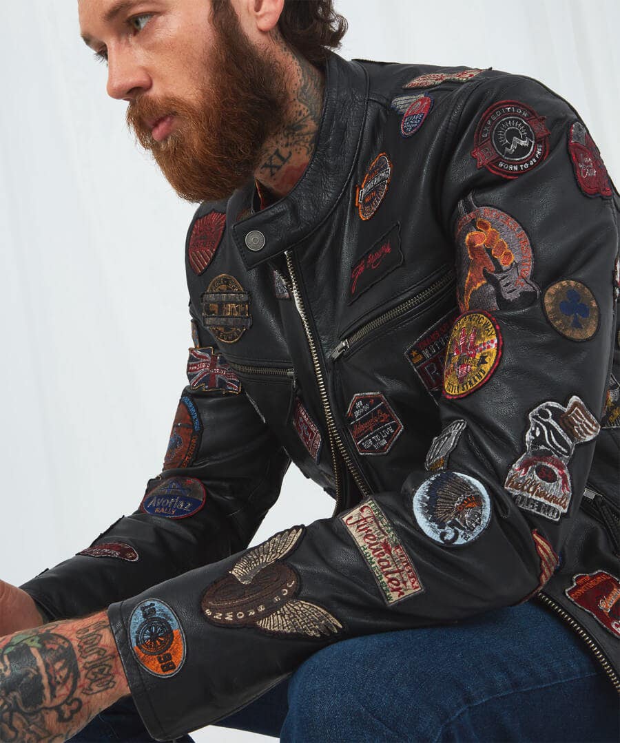Leather Jackets | Coats & Jackets | Men，s | Men，s Joe Browns On Tour Leather Jacket Black