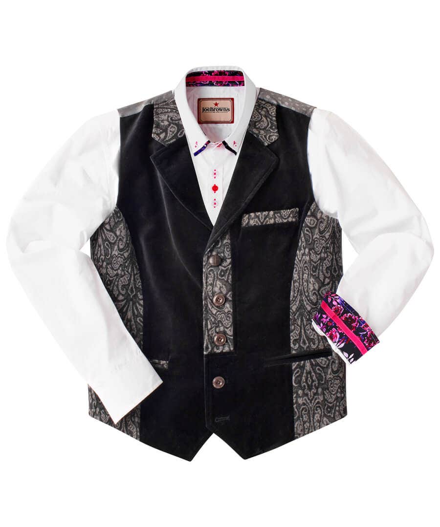 Shop Men's Collection | Men's Partywear | Waistcoats | Men's Tailoring | Gifts | Coats & Jackets | Sale Waistcoats | Top Picks | Top Picks | Men，s | Top Picks | Men，s | Men，s | Men，s Joe Browns Party Hard Waistcoat Black
