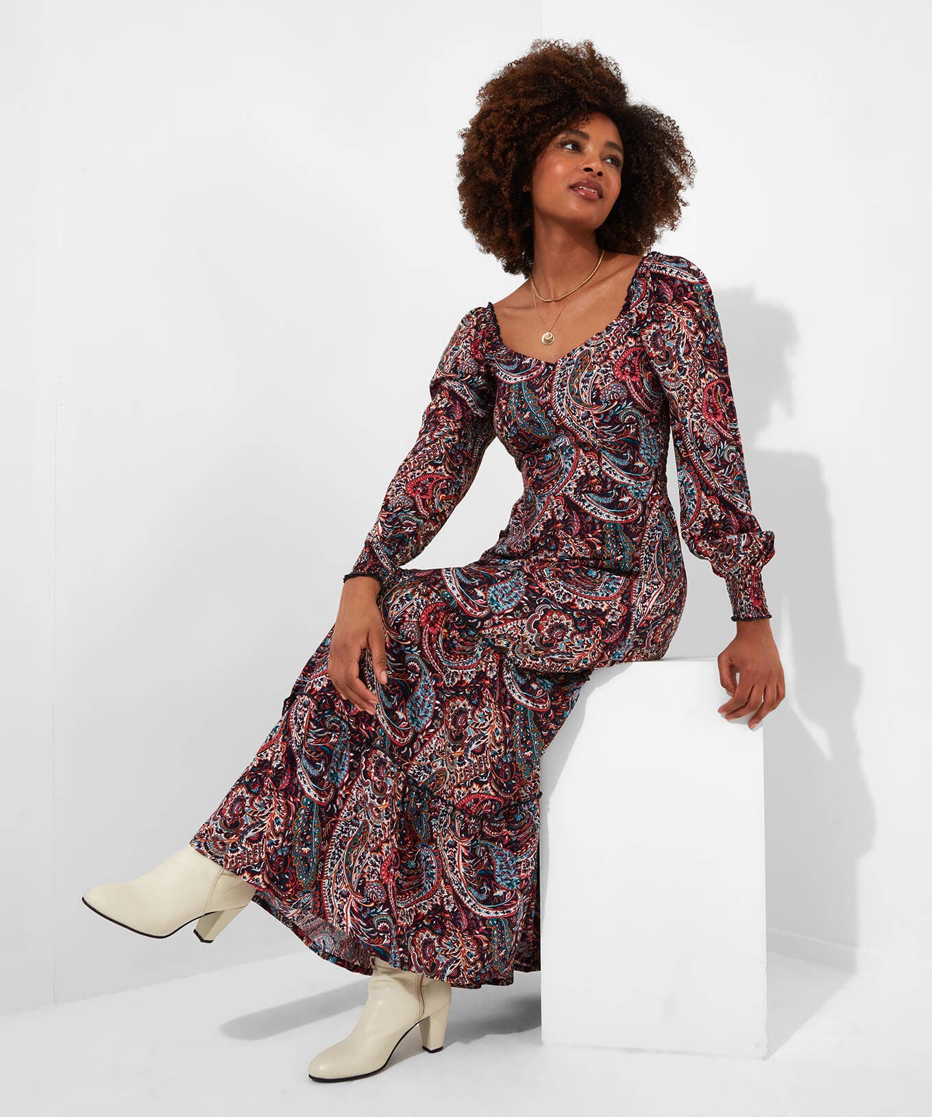 Shop Women's Collection | Maxi Dresses | Boho Dresses | Dresses | Sale Dresses | Top Picks | Top Picks | Top Picks | Women's | Women's Joe Browns Perfectly Paisley Dress Multi
