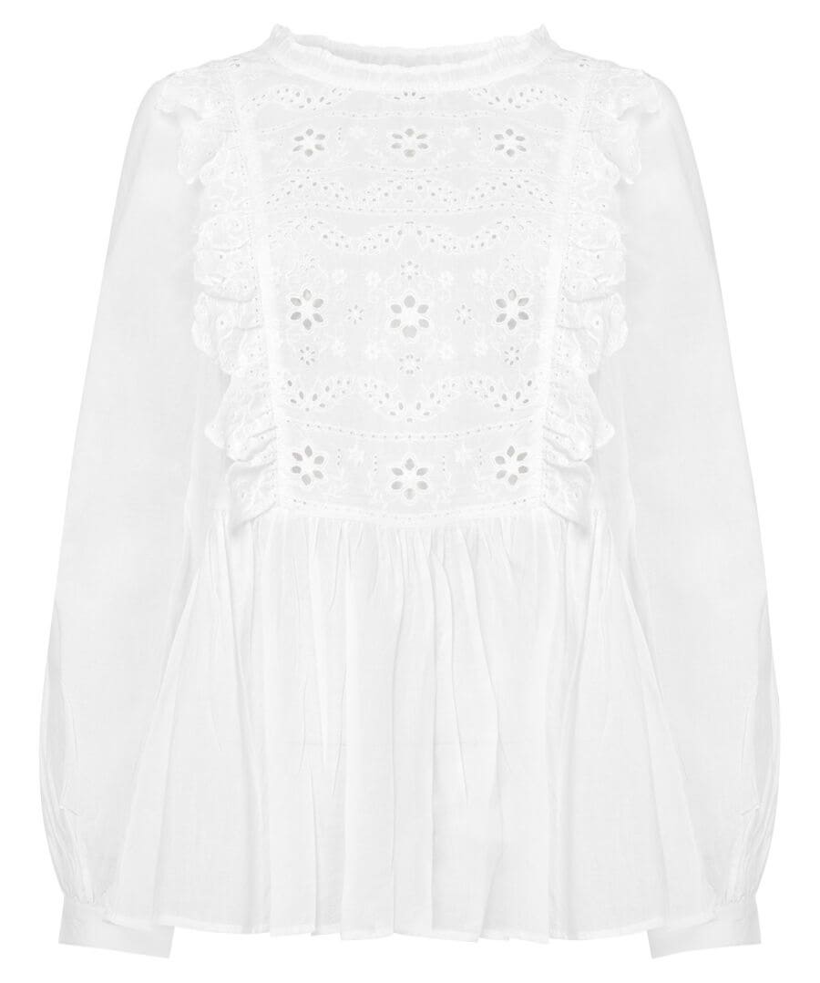 Sale Tops, Tunics & Blouses | Women's Joe Browns Prettiest Broderie Top White