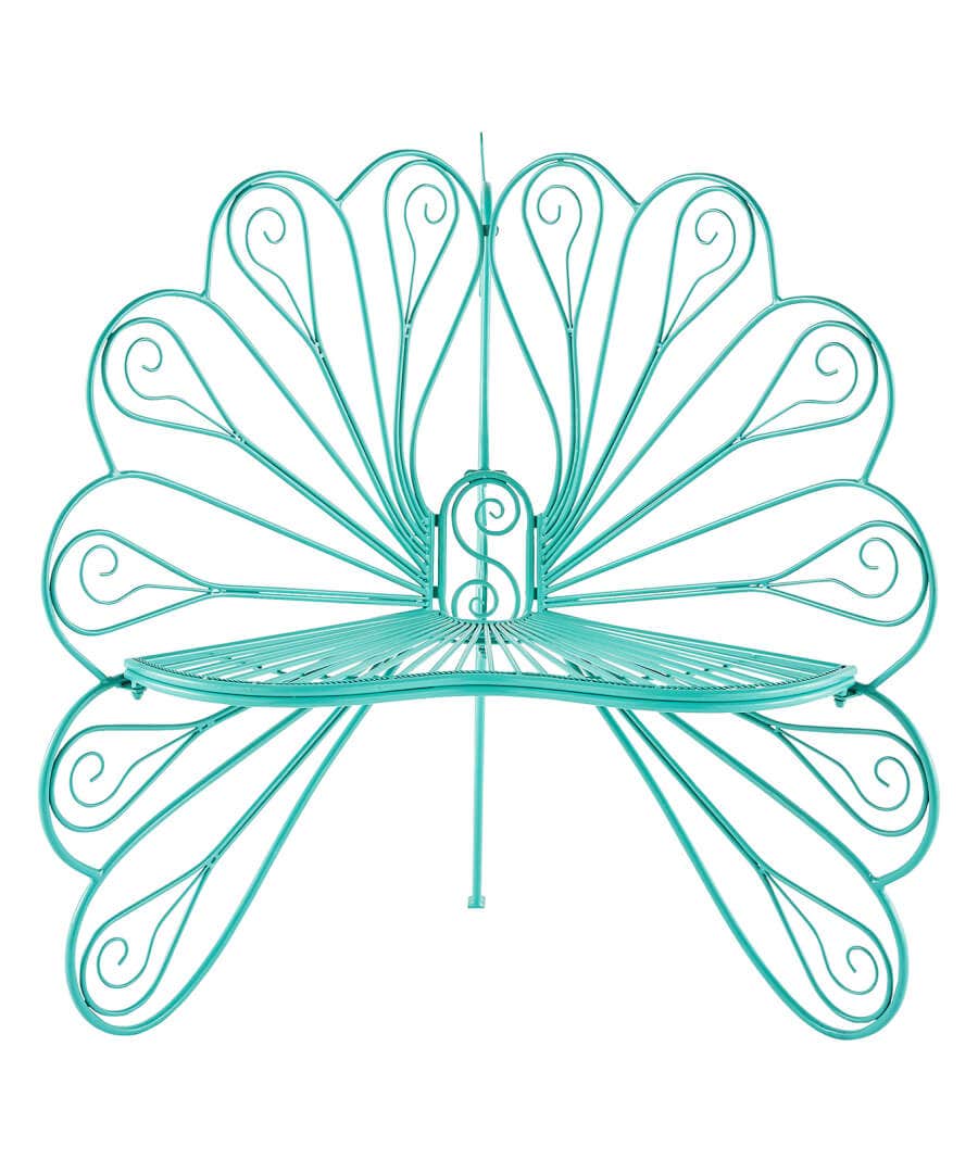 Furniture & Storage | Home Joe Browns Remarkable Metal Peacock Chair Teal / Fuchsia