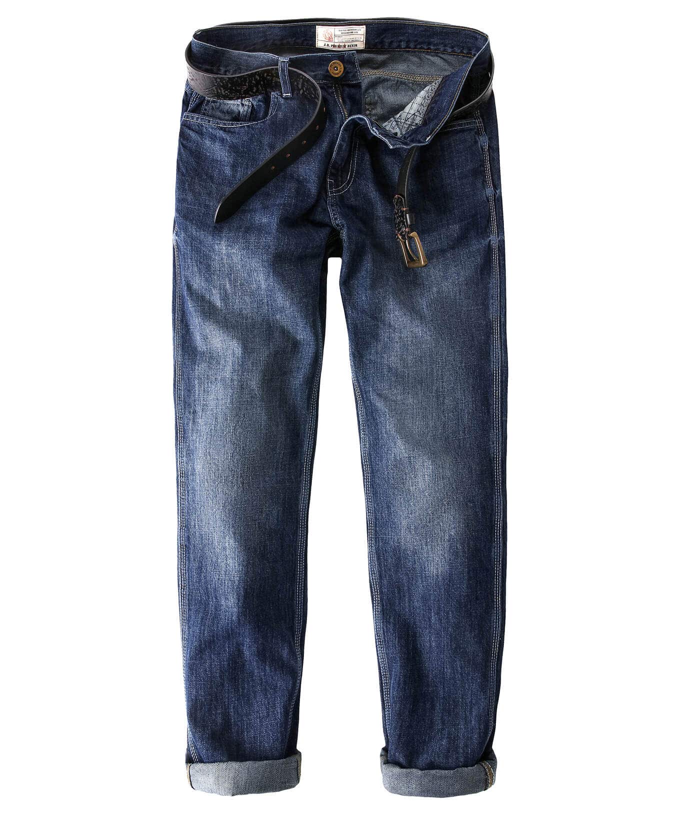Shop Men's Collection | Jeans & Trousers | Denim Styles | Sale Jeans & Trousers | Top Picks | Men，s | Men，s | Men，s Joe Browns Remarkable Regular Slim Jeans Mid Wash