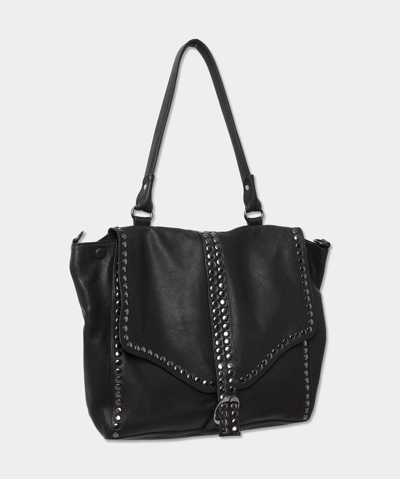 Handbags & Purses | Women's Joe Browns Rock Steady Washed Leather Bag Black