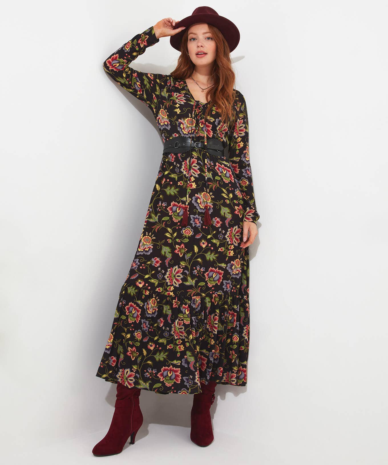 Shop Women's Collection | Maxi Dresses | Petite | Dresses | Sale Dresses | Top Picks | Top Picks | Women's | Women's | Women's Joe Browns Rowena Printed Maxi Dress Multi