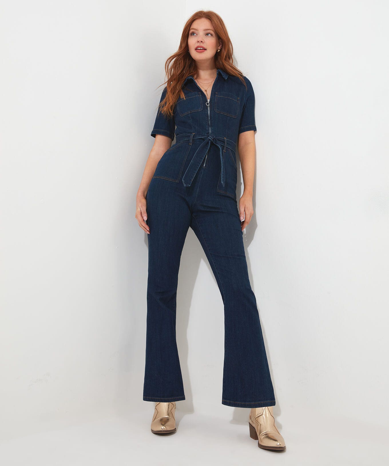 Shop Women's Collection | Petite | Denim Styles | Jumpsuits | Jeans & Trousers | Top Picks | Women's | Women's | Women's | Women's Joe Browns Roxie Denim Jumpsuit Blue / Black
