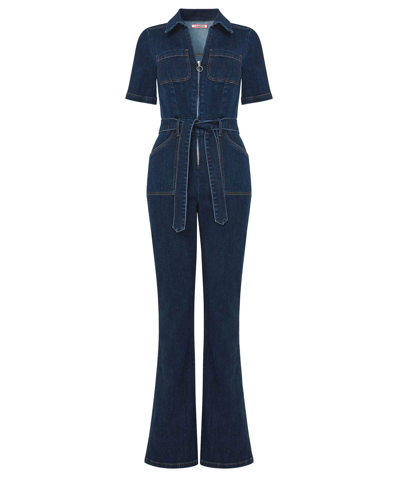 Shop Women's Collection | Petite | Denim Styles | Jumpsuits | Jeans & Trousers | Top Picks | Women's | Women's | Women's | Women's Joe Browns Roxie Denim Jumpsuit Blue / Black