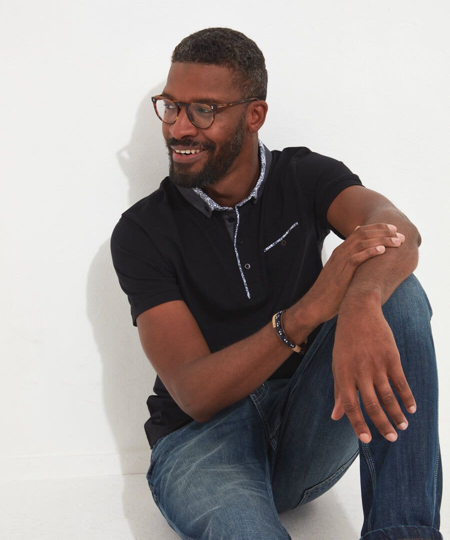 Shop Men's Collection | Gifts | Tops & T-Shirts | Top Picks | Men，s | Men，s Joe Browns Sensational Smart Polo Black