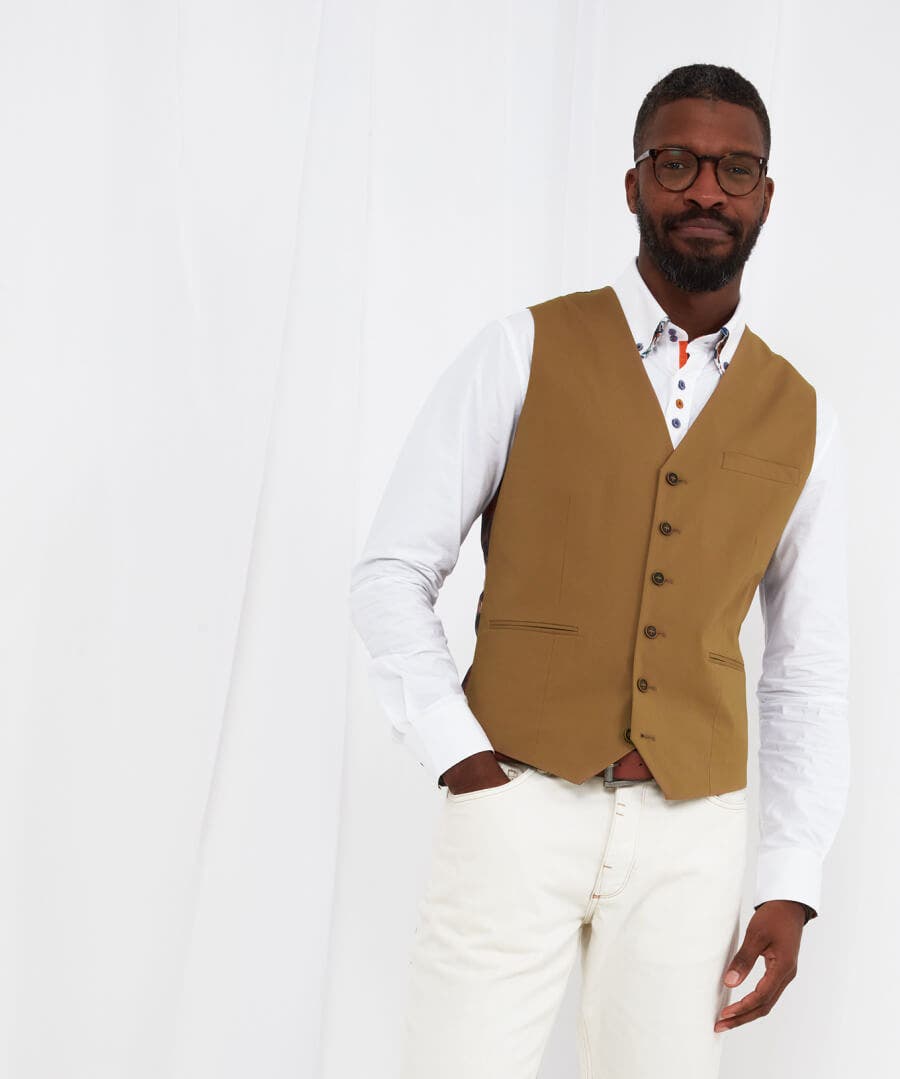 Shop Men's Collection | Waistcoats | Men's Tailoring | Coats & Jackets | Sale Waistcoats | Top Picks | Men，s | Top Picks | Men，s | Men，s Joe Browns Serious Style Waistcoat Tan